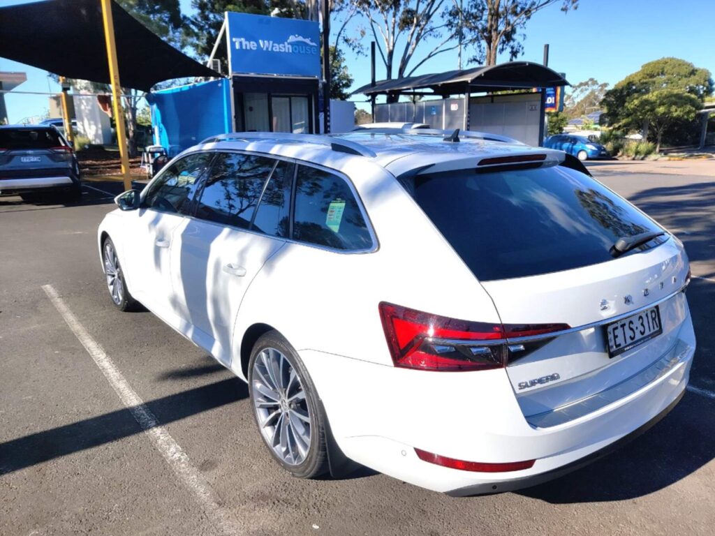 Wagon exterior car wash result at The Washouse Rouse Hill