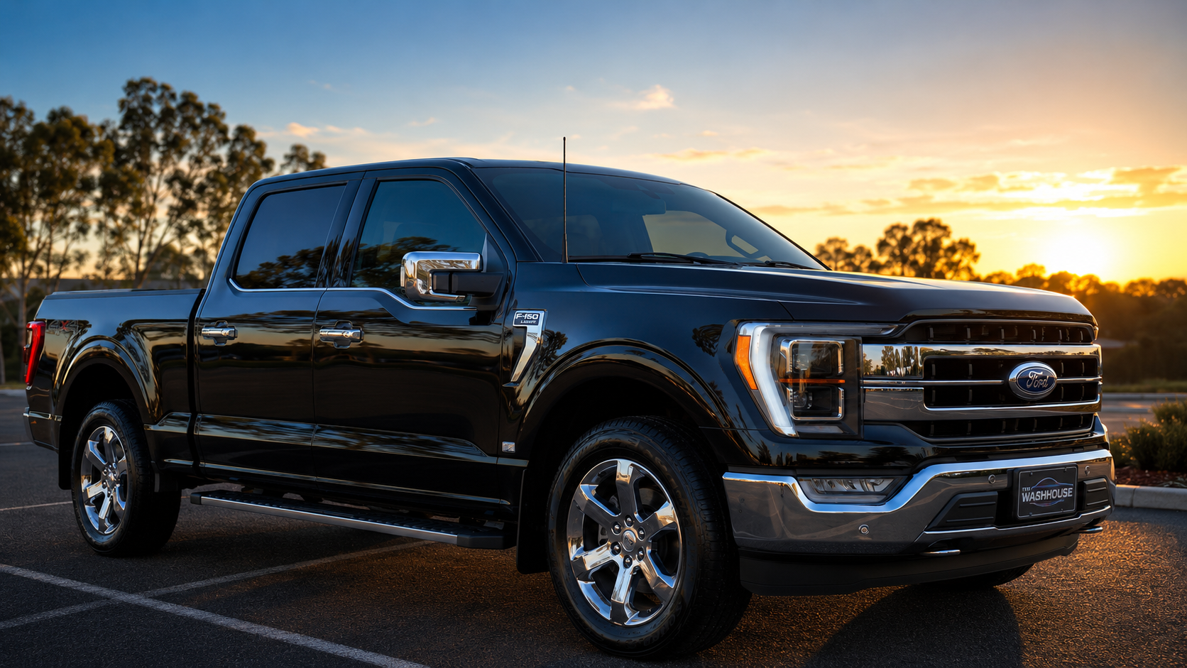 Premium Work Vehicle after professional business vehicle cleaning at The Washouse Rouse Hill