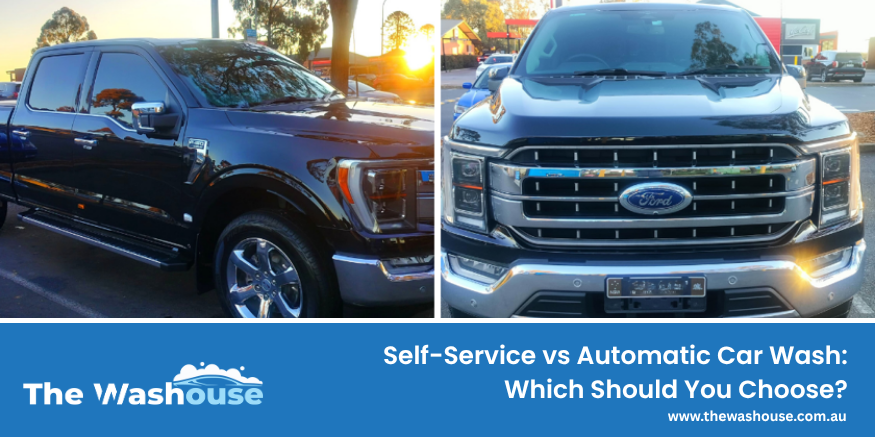 Staff carefully hand-washing a vehicle at The Washouse Rouse Hill.