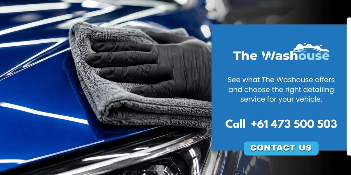 Contact The Washouse for professional car detailing Blacktown maintenance services