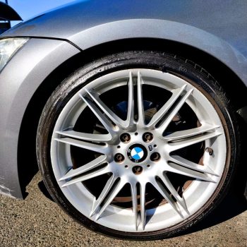 Tyre shine and wheel detailing at The Washouse northwest Sydney