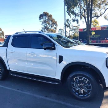 White Ford Ranger ute professionally cleaned at The Washouse
