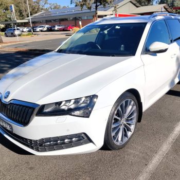 White sedan gloss exterior car wash near Kellyville at The Washouse